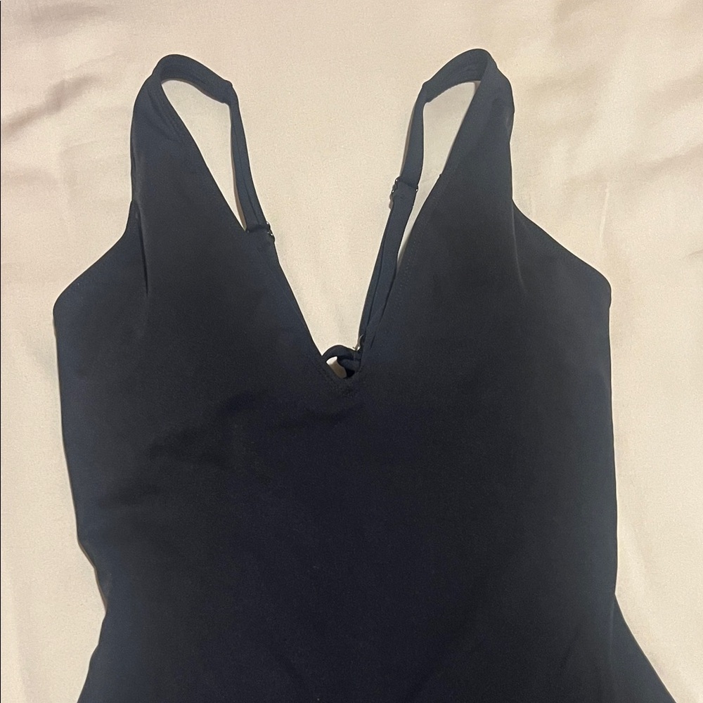 TA3 Black Plungey Swimsuit